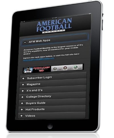 American Football Monthly Web Apps