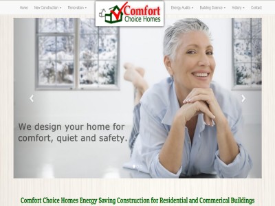 Photo of Comfort Choice Homes Web Site