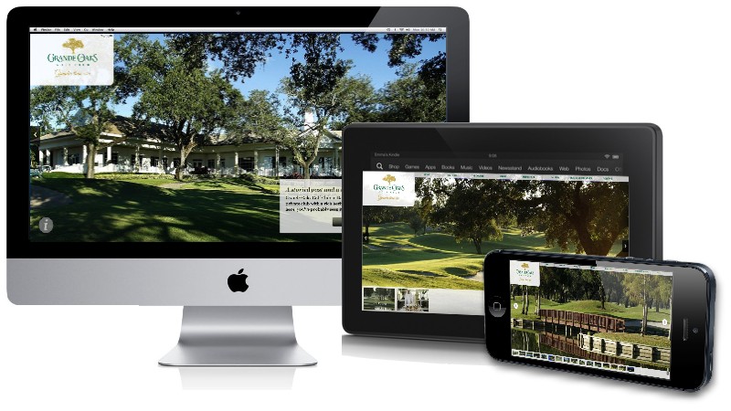 Palm Beach Digital Design - Grande Oaks Mobile View